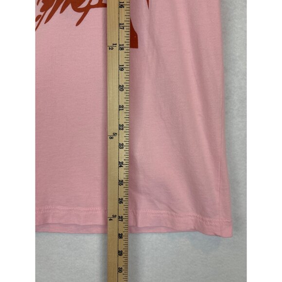 Dolly Parton Graphic Tee Womens M Pink Cotton Crewneck Short Sleeve Canvas + Bel - Picture 6 of 11